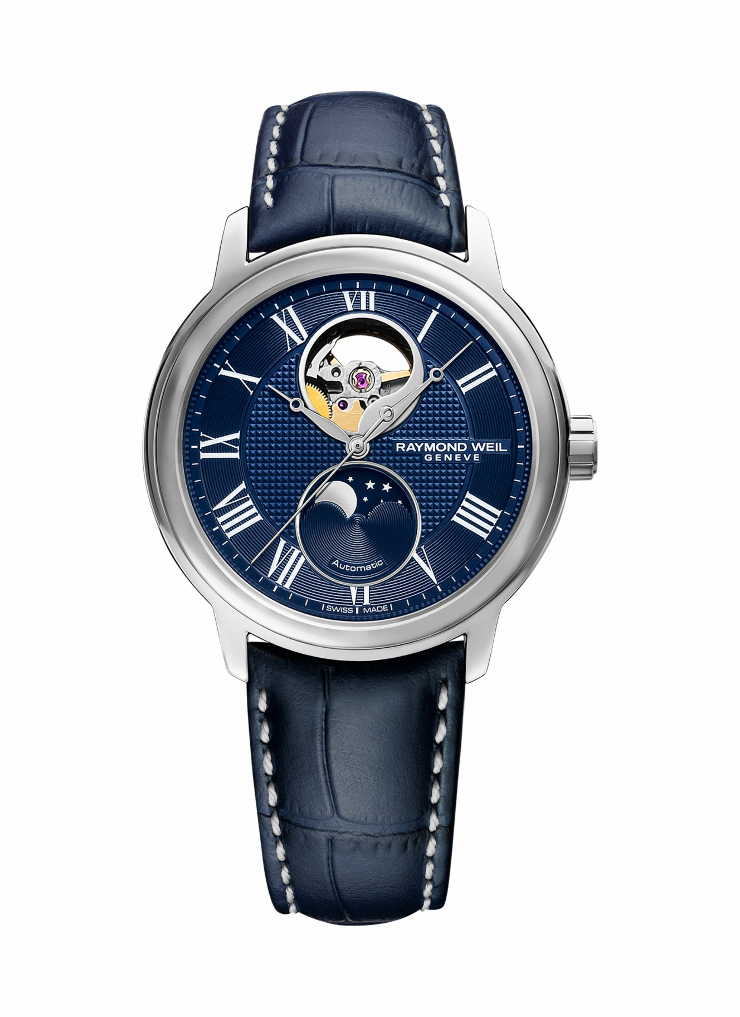 レイモンドウィル RAYMOND WEIL 2240-STC-J0508 マエストロ 日本限定モデル ムーンフェイズ 自動巻き メンズ 美品 箱・保証書付き_918795 2240-STC-J0508 | RAYMOND WEIL