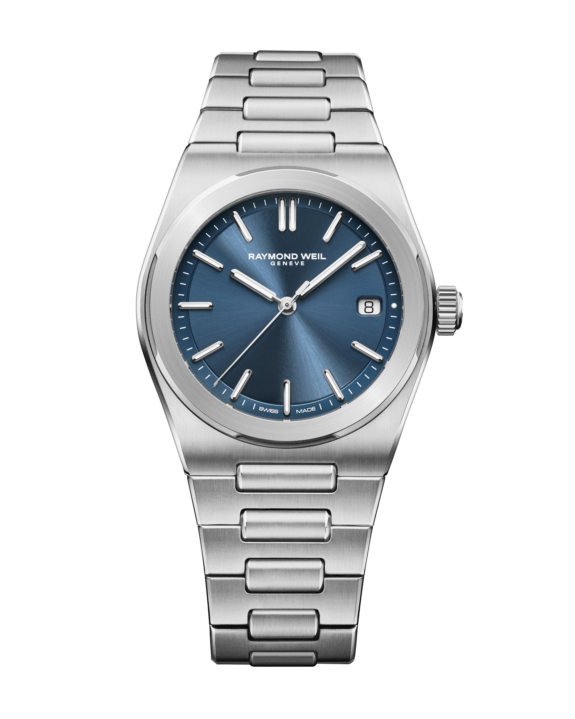 稼働 RAYMONDWEIL 腕時計 デイト ラウンド アンティーク 1000 1000-ST-50001 | RAYMOND WEIL